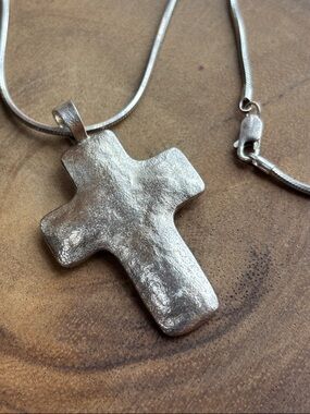 Silpada Sterling Silver Cross Pendant Necklace 925